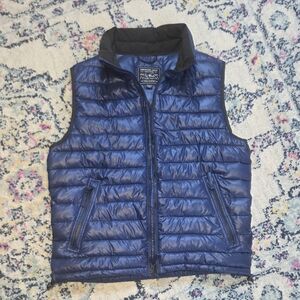 American Eagle Outfitters Navy Puffer Vest